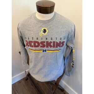 Washington Redskins NFL Men's Long Sleeve Gray Shirt Size Large